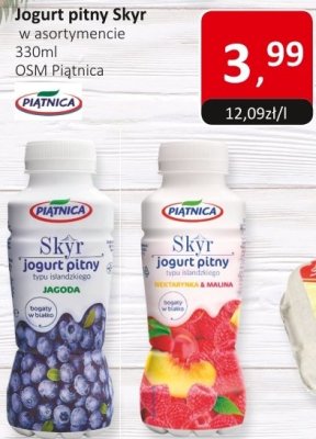 Jogurt pitny Skyr w asortymencie promocja w Market Point