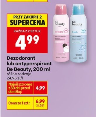 Dezodorant lub antyperspirant, 200 ml promocja w Biedronka