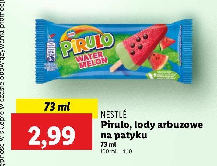L贸d Pirulo watermelon promocja