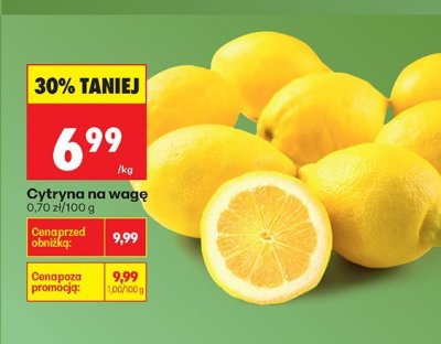 Cytryna na wagę promocja w Biedronka