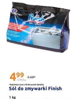 Sól do zmywarki Finish 1 kg promocja w Action