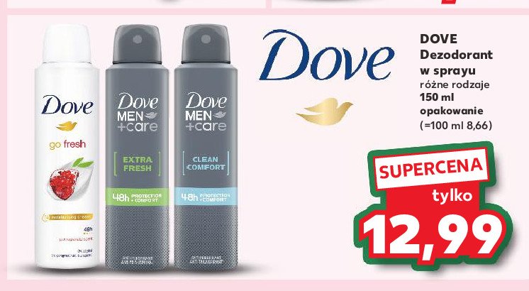 Dezodorant pomegranate & lemon Dove go fresh promocja