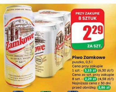 Piwo promocja w Dino