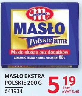 Masło ekstra polskie 200g promocja w Selgros