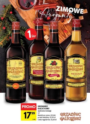 Wino Grzaniec Galicyjski wybrane rodzaje promocja w Intermarche