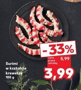 Surimi w kszta艂cie krewetek promocja