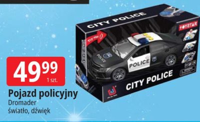 Pojazd policyjny światło, dźwięk promocja w Leclerc