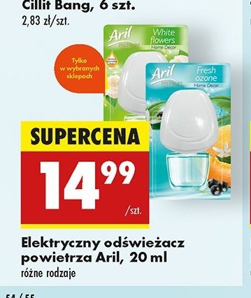 Odświeżacz powietrza white flowers Aril promocja