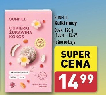 Kulki żurawina kokos Sunfill promocja