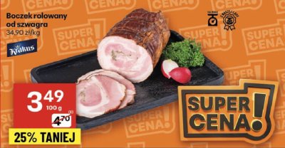 Boczek rolowany od szwagra Krätus promocja w Delikatesy Centrum