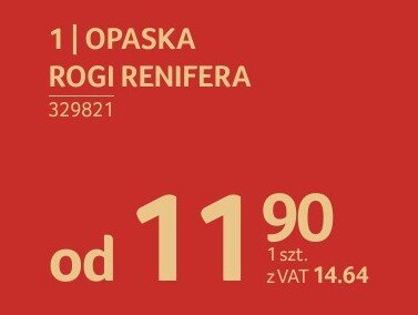 Opaska Rogi Renifera promocja w Selgros