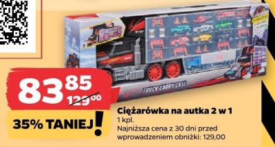 Ciężarówka na autka 2 w 1 promocja w Netto