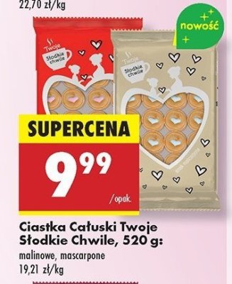 Ciastka całuski malinowe Twoje słodkie chwile promocja
