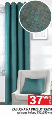 Zasłona na przelotkach 135x250 cm promocja w Merkury Market