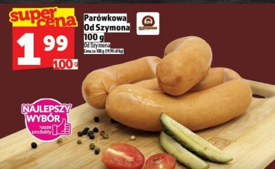 Parówki Parówkowa Od Szymona 100 g promocja w TOPAZ