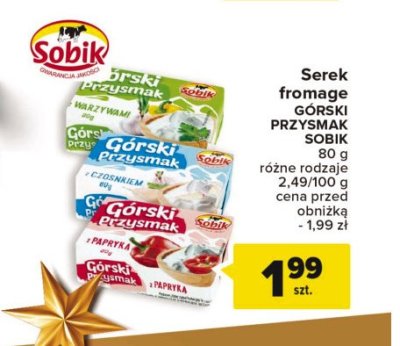 G贸rski przysmak o smaku warzyw Sobik g贸rski przysmak promocja