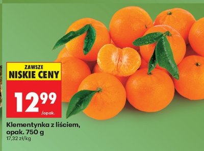 Klementynka z liściem, opak. 750 g promocja w Biedronka