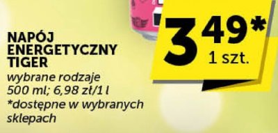 Napój energetyczny TIGER promocja w Euro Sklep