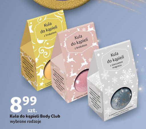 Kula do kąpieli z brokatem różowa Body club promocja