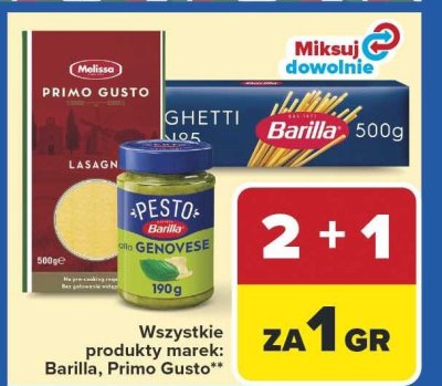 Makaron Barilla Spaghetti 500g promocja w Carrefour Market