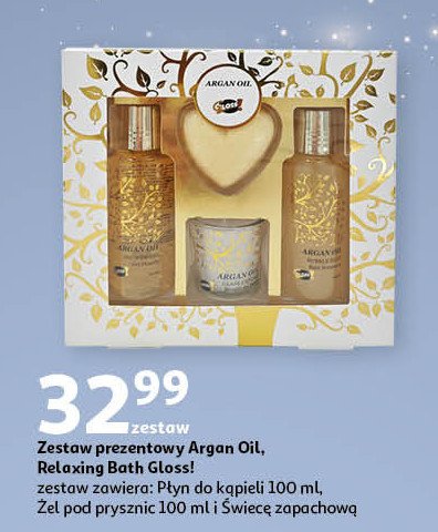 Zestaw kosmetyków argan oil Gloss! promocja w Auchan