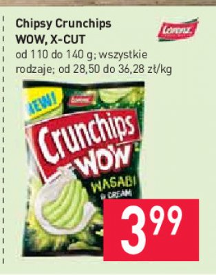 Chipsy wasabi & cream Crunchips wow Crunchips lorenz promocja