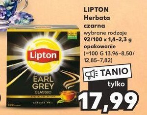 Herbata LIPTON EARL GREY CLASSIC promocja
