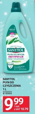 Płyn do czyszczenia SANYTOL 1 l promocja w Selgros