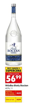 Wódka Biały Bocian 40% promocja w Biedronka
