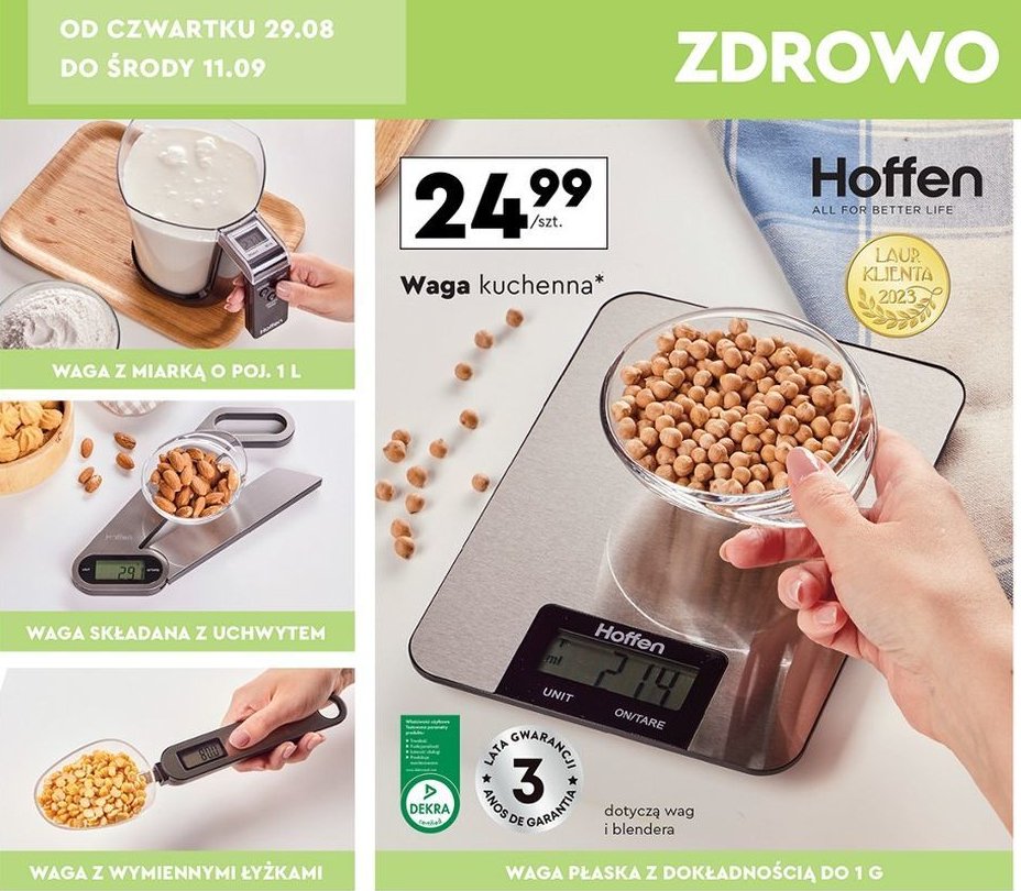 Waga kuchenna łyżeczkowa Hoffen promocja