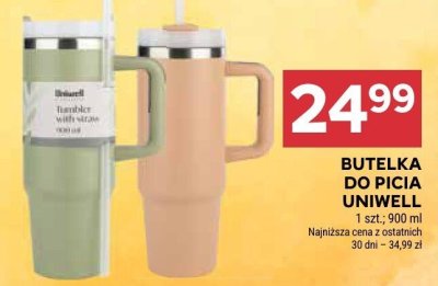 Butelka do picia Uniwell promocja w Stokrotka