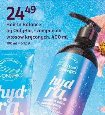 Szampon Hair In Balance by OnlyBio do włosów kręconych, 400 ml promocja w Rossmann
