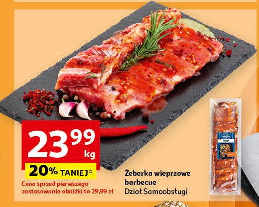 Żeberka wieprzowe z sosem barbeque Morliny promocja