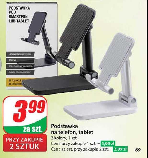 Podstawka pod tablet lub smartfon promocja w Dino