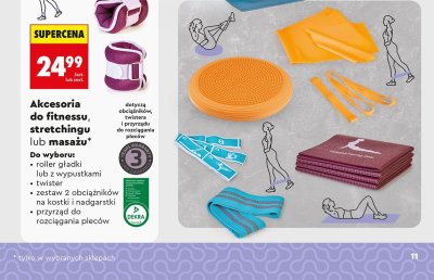 Akcesoria do fitnessu, stretchingu lub masażu Biedronka promocja w Biedronka