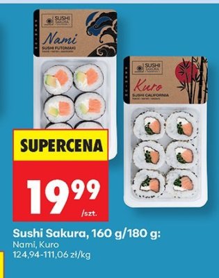Sushi Sakura Nam Kuro promocja w Biedronka