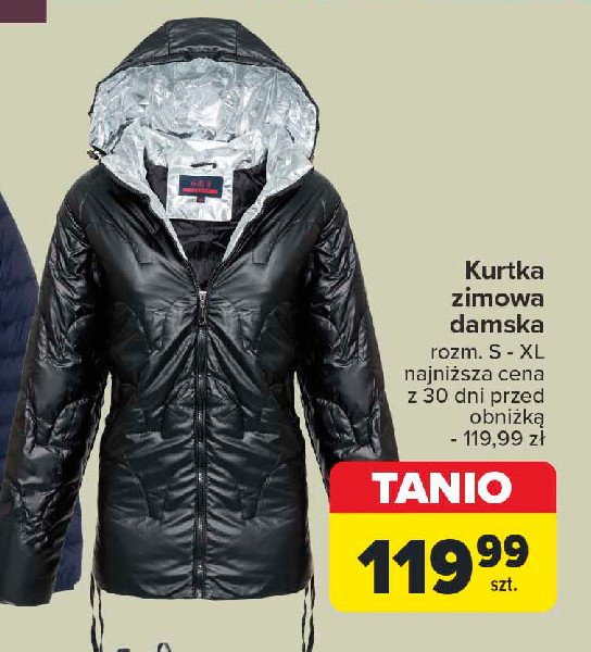 Kurtka zimowa damska s-xl promocja