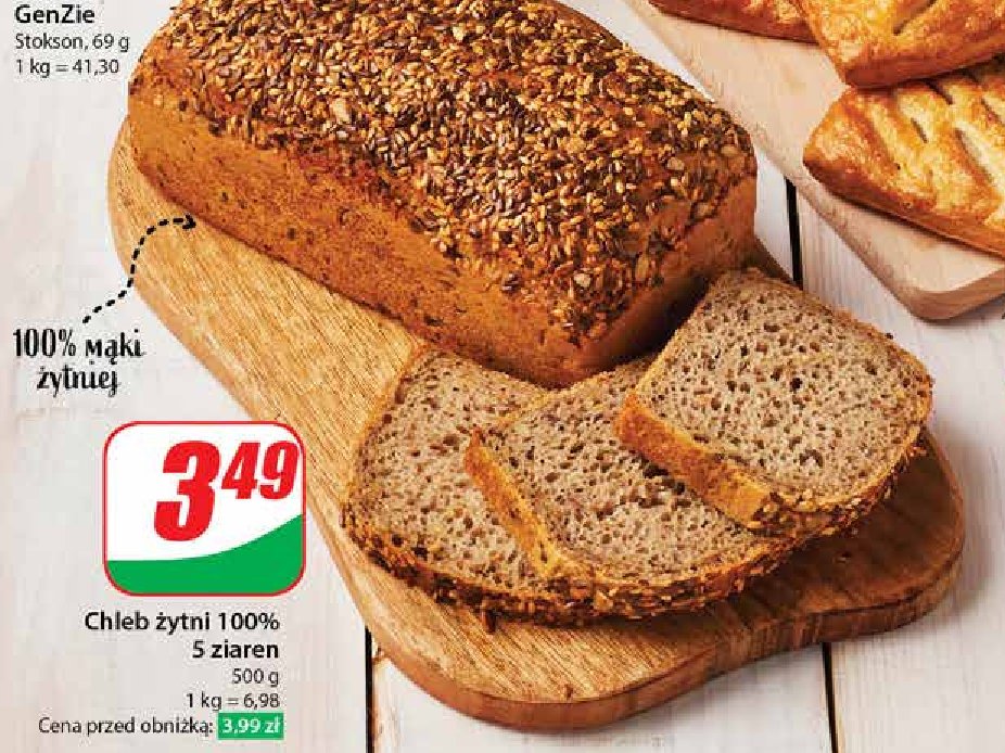 Chleb żytni 5 ziaren promocja