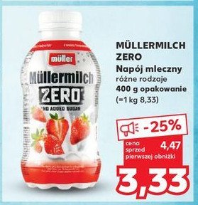 Nap贸j mleczny truskawkowy promocja