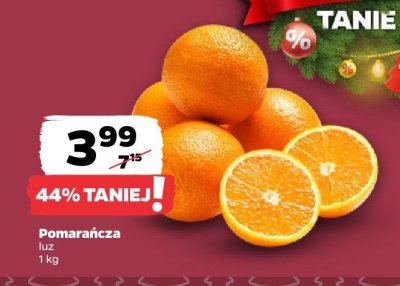 Pomarańcza luz promocja w Netto