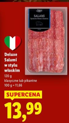 Salami w stylu włoskim Deluxe pikantne promocja w Lidl