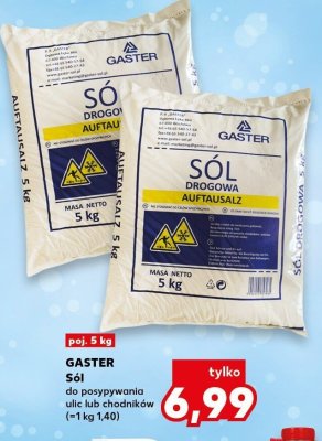 Sól drogowa do posypywania ulic lub chodników promocja w Kaufland