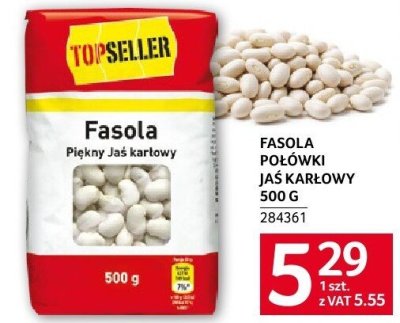 Fasola połówki jaś karłowy 500 G promocja w Selgros