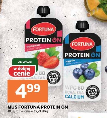 Mus Fortuna Protein On promocja w Stokrotka
