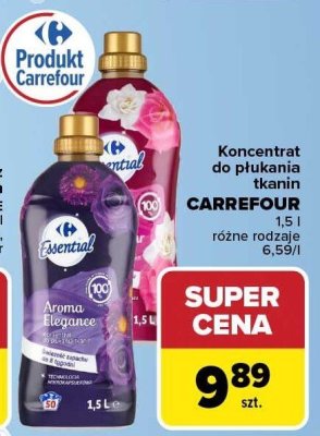 Koncentrat do płukania tkanin 1,5 l, różne rodzaje Carrefour promocja w Carrefour Market
