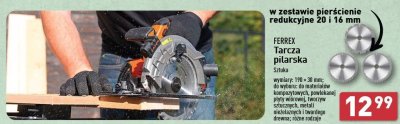 Tarcza pilarska 190 mm Ferrex promocja