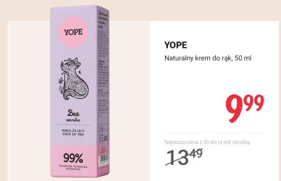 Naturalny krem do rąk promocja w Rossmann