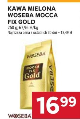 Kawa mielona Woseba Mocca Fix Gold promocja w Stokrotka
