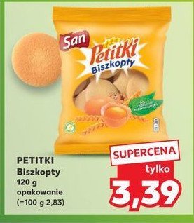 Biszkopty SAN PETITKI promocja w Kaufland