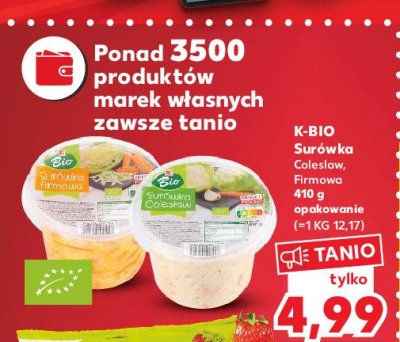 Surówka colesław K-classic bio promocja